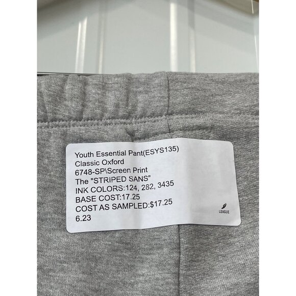 League 91 Youth Essential Pant Sweatpants Kids Medium Stowe Vermont Relaxed NEW - Picture 3 of 7
